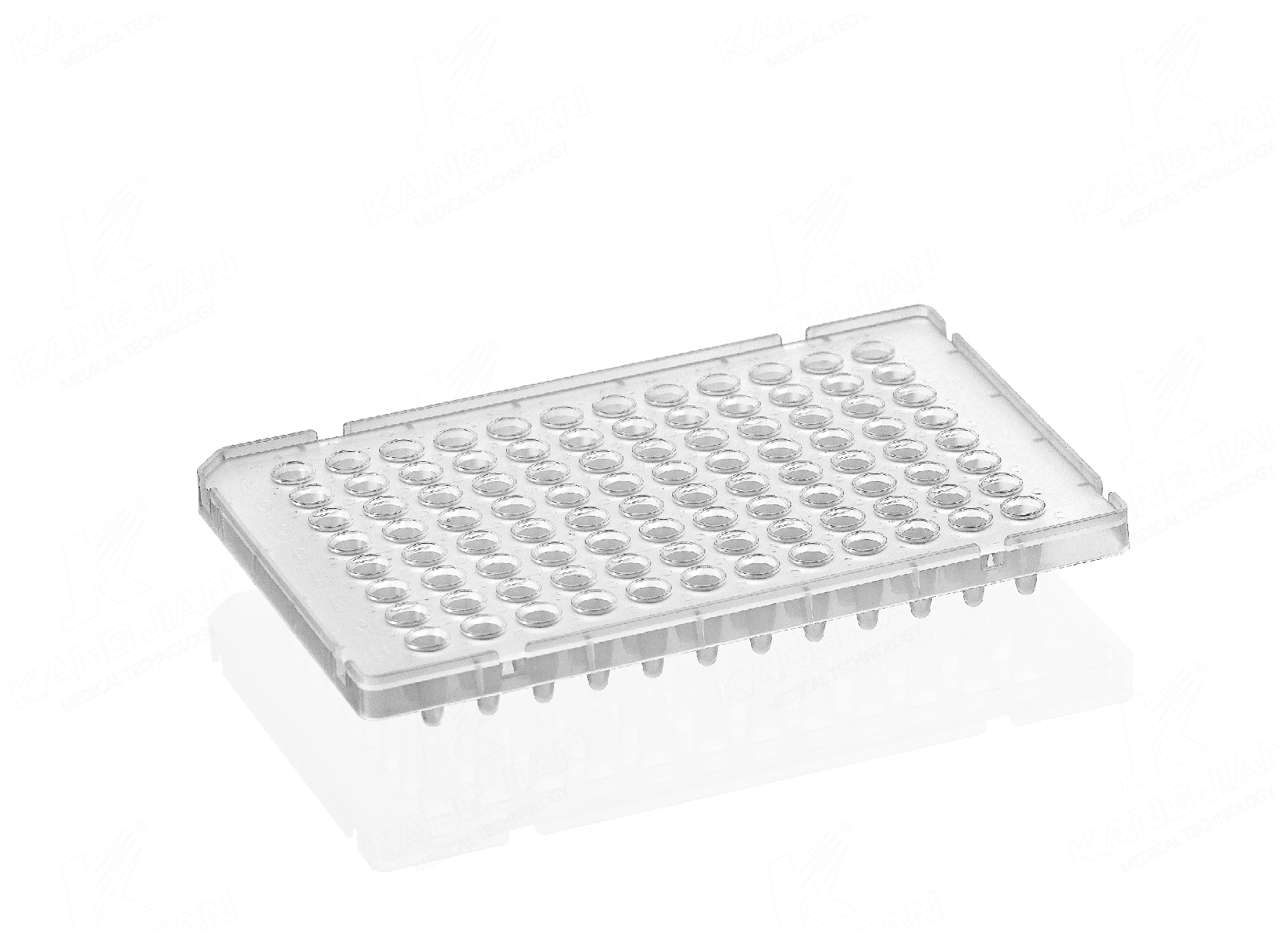 High-skirt 96-well PCR plate 