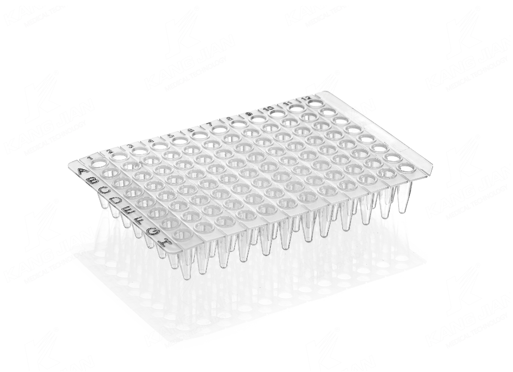 No skirt 96-well PCR plate